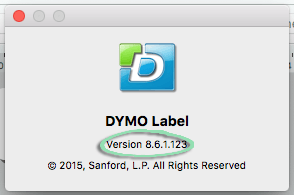Mac dymo label app cannot connect to machine using